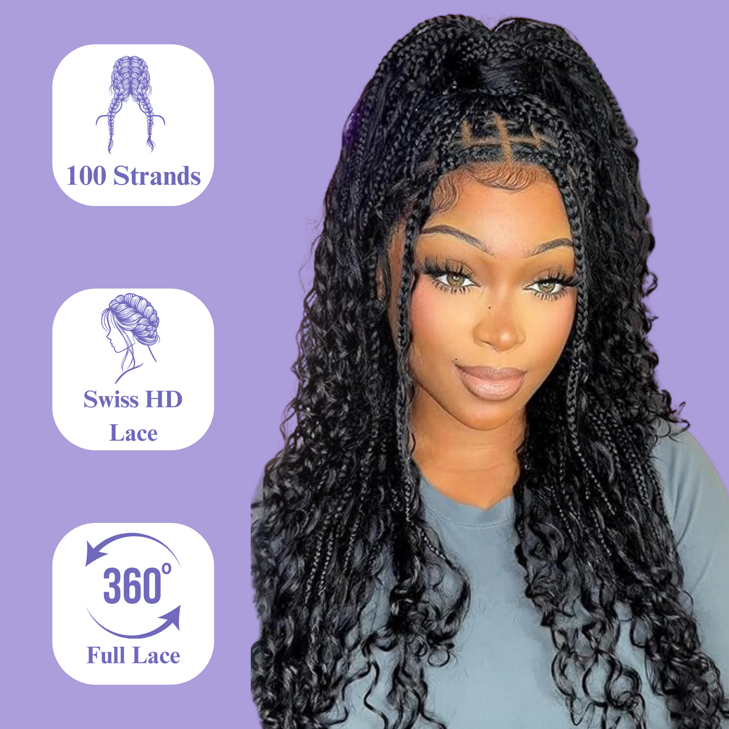 16" Twist & Slay Boho Braided Wig